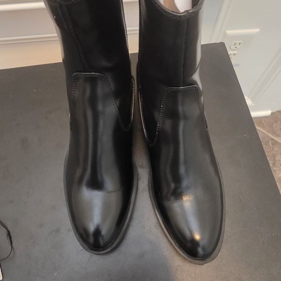 Zara Sleek Black Ankle Booties - Picture 12 of 15